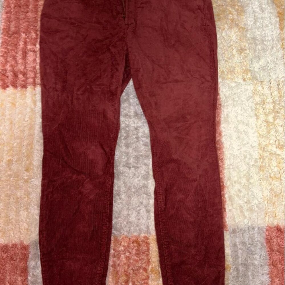 Old-navy Women's Burgundy and Red Jeans